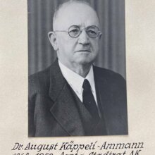 Dr. August Käppeli-Ammann, 1868 - 1952, Arzt und Portraits verdienter Bürgerinnen und Bürger, AK.Nr.161.