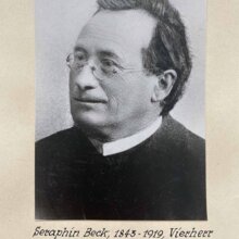 Seraphin Beck, 1843 - 1919, Vierherr und Stadtarchivar; Beck Kirche von Sursee, Seite 85 ff.