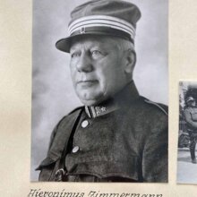 Hieronimus Zimmermann, 1867 - 1942, Tierarzt und Veterinär Oberst, AK.Nr.195.