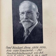 Josef Binkert-Erne, 1875 - 1956, von 1916 - 1933 Stationsvorstand in Sursee