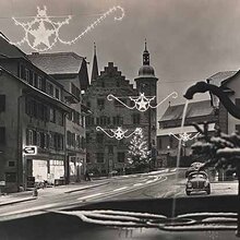 Oberstadt Sursee, Weihnachten 1971