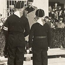 General Guisan in Sursee im Februar 1942