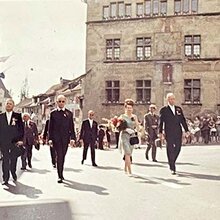 Uniformweihe der Stadtmusik Sursee am 7. Juni 1964