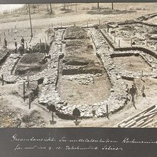 Die Ausgrabungen auf der Landzunge bei Mariazell Sursee, 112 Bilder, 1941, Luftaufnahmen